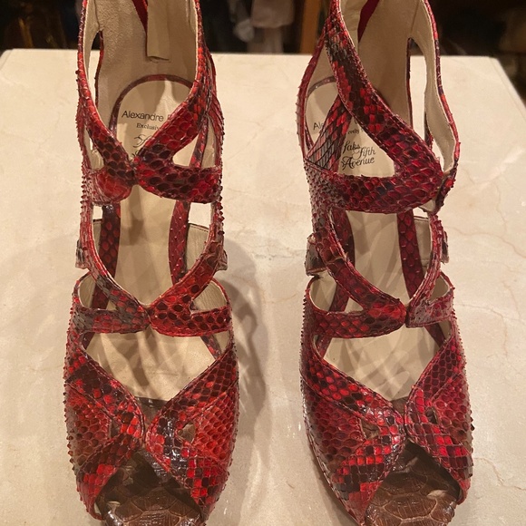 Genuine Snakeskin Alexandre Birman - Picture 1 of 6